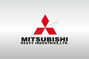 三菱MITSUBISHI标志LOGO矢量图通用AI档激光打标图档文件