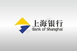 上海银行标志LOGO矢量图通用AI档激光打标图档文件