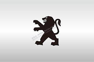 标致汽车标志LOGO矢量图通用AI档激光打标图档文件