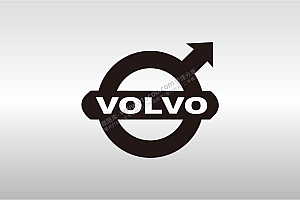 沃尔沃VOLVO汽车标志LOGO矢量图通用AI档激光打标图档文件