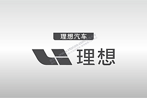理想汽车标志LOGO矢量图通用AI档激光打标图档文件