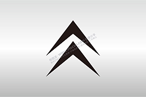 雪铁龙汽车标志LOGO矢量图通用AI档激光打标图档文件
