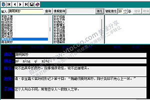 成语接龙词典绿色免安装版
