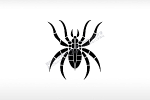 蜘蛛多眼蛛AI8.0格式激光打标文件通用矢量图