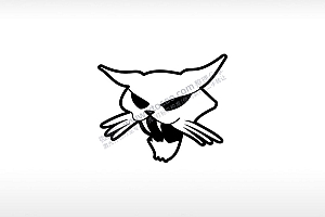 海盗猫驱邪辟邪猫科AI8.0格式激光打标文件通用矢量图