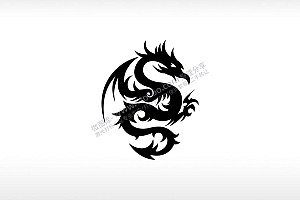 神龙龙爪龙族AI8.0格式激光打标文件通用矢量图