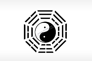 八卦图阴阳玄学雕刻激光打标文件通用位图