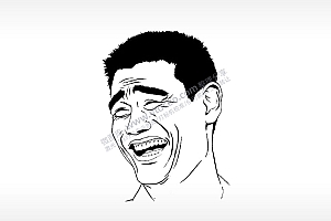 姚明男篮搞笑恶搞雕刻激光打标文件通用位图