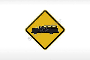 小心前方有道路消费站通过公共标志交通标志