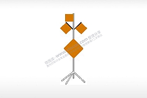 菱形标志牌公共标志交通标志AI8.0格式激光打标文件通用矢量图