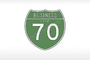 BUSINESS LOOP70商业循环70公共标志