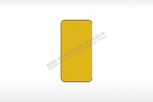 黄色牌竖向交通标志公共标志AI8.0格式激光打标文件通用矢量图