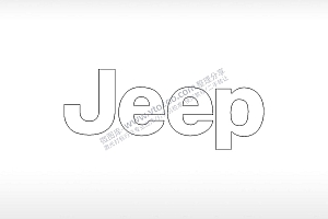 吉普汽车jeep美国交通工具PLC格式激光打标文件通用矢量图
