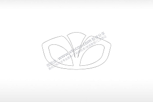 大宇汽车logo交通工具PLC格式激光打标文件通用矢量图