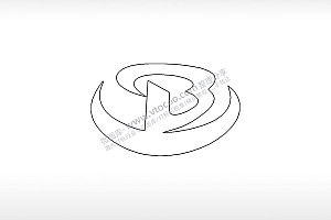 宝龙汽车logo中国交通工具PLC格式激光打标文件通用矢量图