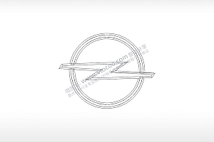 欧宝品牌汽车logo交通PLC格式激光打标文件通用矢量图