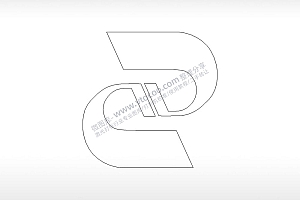 神龙汽车品牌logo交通PLC格式激光打标文件通用矢量图