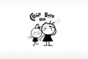 baby儿童车牌钥匙扣PLT格式激光打标文件通用矢量图