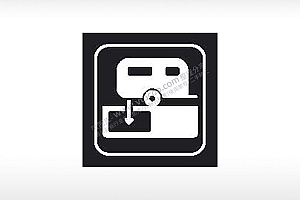 过磅秤磅标志交通公共标志生活日常公共图标系列布告栏黑色白色