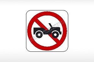 禁止敞篷车通行交通公共标志生活日常公共图标系列布告栏黑色白色红色