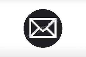 电子邮箱公共标志生活日常公共图标系列布告栏黑色白色