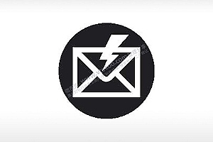 电子邮箱信封来信公共标志生活日常公共图标系列布告栏黑色白色