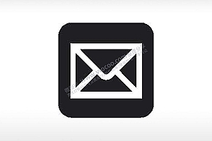 电子邮箱公共标志生活日常公共图标系列布告栏黑色白色