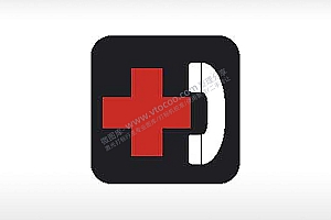 急救120公共标志生活日常公共图标系列布告栏黑色白色红色