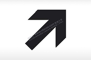 向右上方指示牌公共标志生活日常公共图标系列布告栏黑色白色