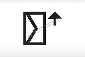 发邮箱公共标志生活日常公共图标系列布告栏黑色白色