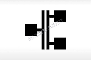 双线结构图公共标志生活日常公共图标系列布告栏黑色白色