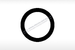 圆圈环公共标志生活日常公共图标系列布告栏黑色白色