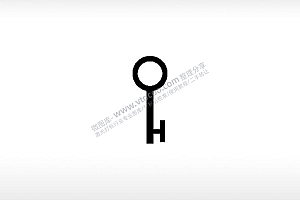 钥匙图标公共标志生活日常公共图标系列布告栏黑色白色