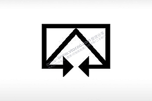 箭头图标写信公共标志生活日常公共图标系列布告栏黑色白色