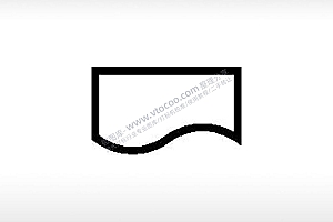 弧形公共标志生活日常公共图标系列布告栏黑色白色