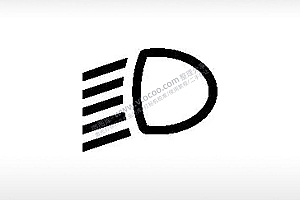 近光灯标志公共标志生活日常公共图标系列布告栏黑色白色