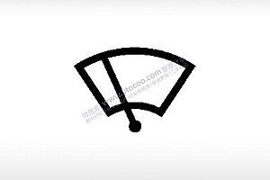 雨刮器图标公共标志生活日常公共图标系列布告栏黑色白色