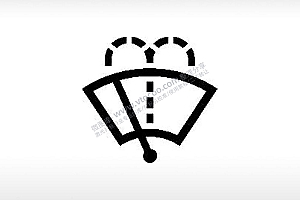 雨刮器图标公共标志生活日常公共图标系列布告栏黑色白色