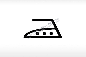 三档烫斗公共标志生活日常公共图标系列布告栏黑色白色