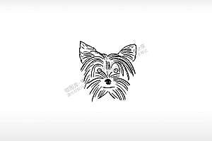 博美3宠物狗牌PLT格式激光打标文件通用矢量图