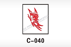 汽车贴花卡通名图精品车贴精选AI8.0格式激光打标文件通用矢量图