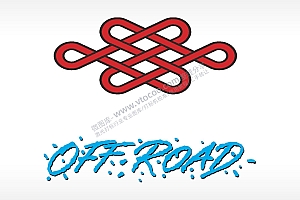 联通logo OFFROAD汽车贴花卡通名图精品车贴精选