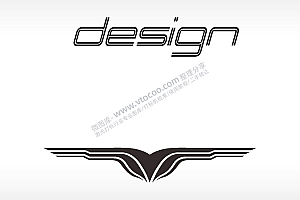 design 图腾线条涂鸦形状汽车贴花卡通名图精品车贴精选