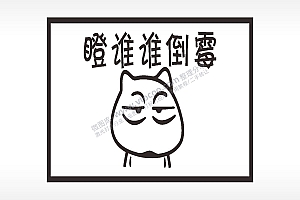 瞪谁谁倒霉名图精品车贴精选