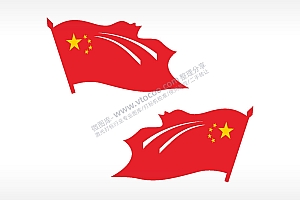 五星红旗国旗中国汽车贴花卡通名图精品车贴精选