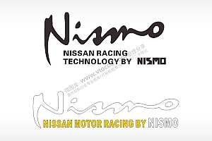 NISSAN MOTOR艺术字汽车贴花卡通名图精品车贴精选