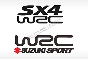 SX4W2C铃木汽车贴花卡通名图精品车贴精选