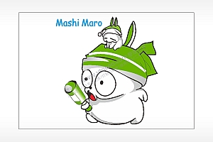 MashiMaro流氓兔经典卡通汽车贴花卡通名图精品车贴精选