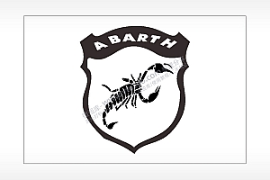 ABARTH蝎子汽车贴花卡通名图精品车贴精选