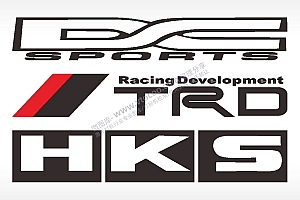 汽车贴花卡通名图精品车贴精选AI8.0格式激光打标文件通用矢量图